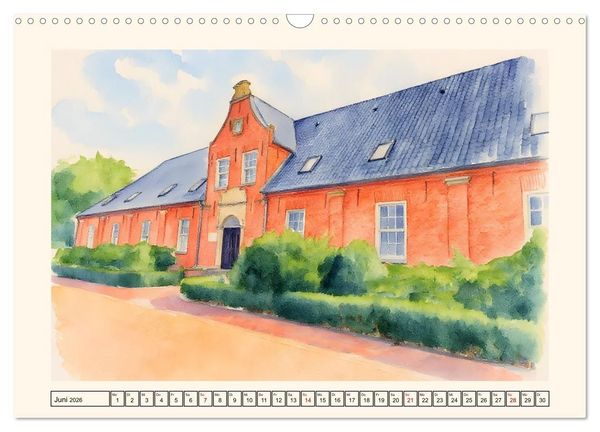 Produktbild: Herz Ostfrieslands - Zauberhaftes Leer (Wandkalender 2026 DIN A3 quer), CALVENDO Monatskalender