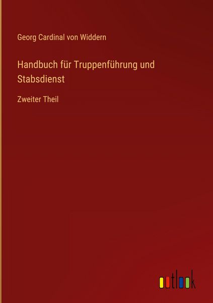 Produktbild: Handbuch f&uuml;r Truppenf&uuml;hrung und Stabsdienst