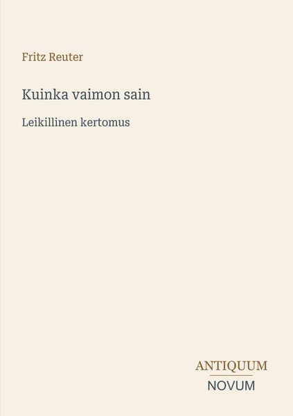 Produktbild: Kuinka vaimon sain