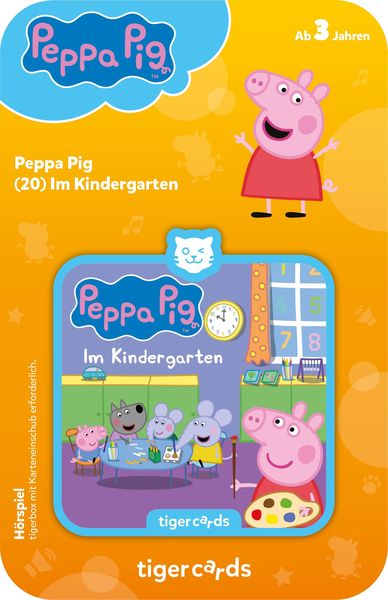 Tiger Media - Tigercards - Peppa Pig - Im Kindergarten