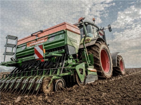 Produktbild: CALVENDO Puzzle Landwirtschaft - Von der Saat bis zur Ernte 1000 Teile Lege-Gr&ouml;&szlig;e 64 x 48 cm Foto-Puzzle Bild von Simon Witt