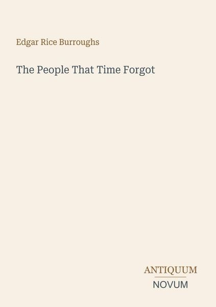Produktbild: The People That Time Forgot
