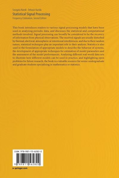 Produktbild: Statistical Signal Processing