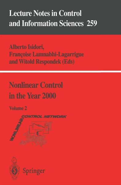 Produktbild: Nonlinear Control in the Year 2000