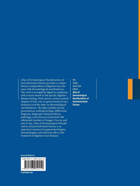 Produktbild: Atlas of Dermatological Manifestations of Gastrointestinal Disease