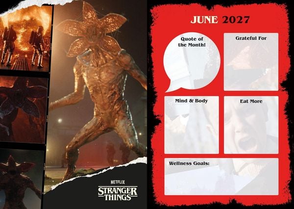 Produktbild: Stranger Things &ndash; A5-Tischkalender 2027