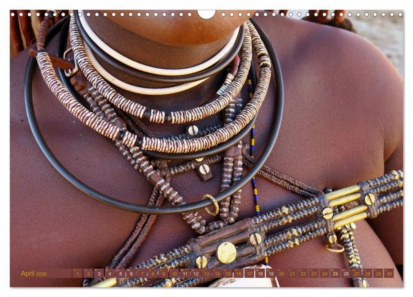 Produktbild: Himba - Der Schmuck der sch&ouml;nen Frauen (Wandkalender 2026 DIN A3 quer), CALVENDO Monatskalender