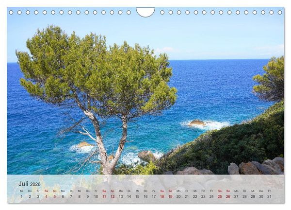 Produktbild: Cala Deia - Mallorcas Traumbucht (Wandkalender 2026 DIN A4 quer), CALVENDO Monatskalender