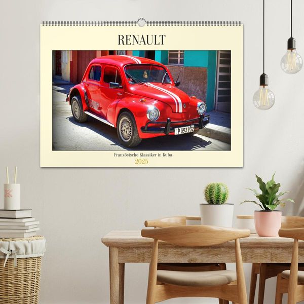 Produktbild: RENAULT - Franz&ouml;sische Klassiker in Kuba (Wandkalender 2025 DIN A2 quer), CALVENDO Monatskalender