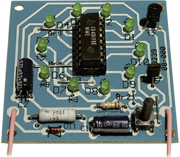 Kemo B239 Glücksrad Bausatz Ausführung (Bausatz/Baustein): Bausatz 9 V/DC, 12 V/DC