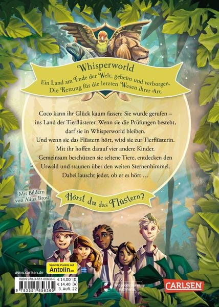 Produktbild: Whisperworld 1: Aufbruch ins Land der Tierfl&uuml;sterer