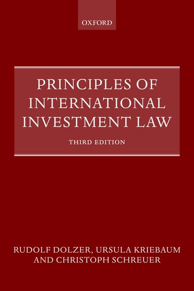 Produktbild: Principles of International Investment Law