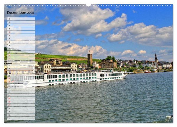 Produktbild: Von Lahnstein bis R&uuml;desheim - Am wundersch&ouml;nen Mittelrhein (Wandkalender 2026 DIN A2 quer), CALVENDO Monatskalender