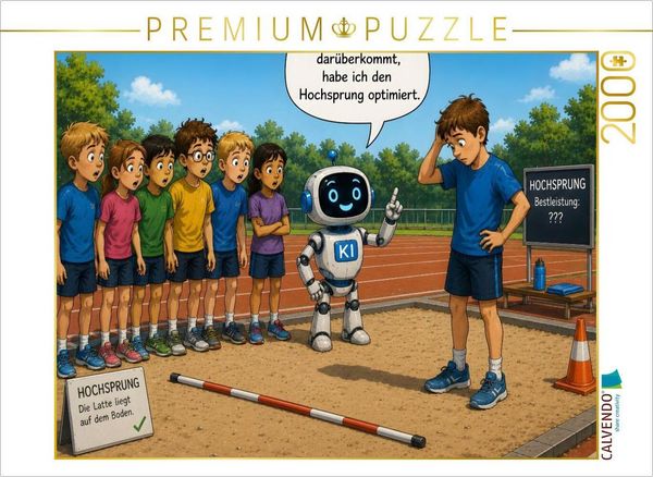 CALVENDO Puzzle Hochsprung für Alle | 2000 Teile Lege-Größe 90 × 67 cm Foto-Puzzle für glückliche Stunden