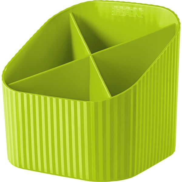 Produktbild: HAN Stiftek&ouml;cher Re-X-LOOP 4 F&auml;cher lemon