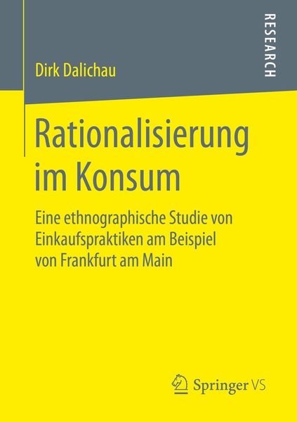 Produktbild: Rationalisierung im Konsum