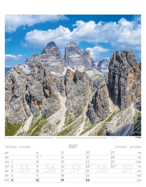 Produktbild: Alpen Kalender 2027