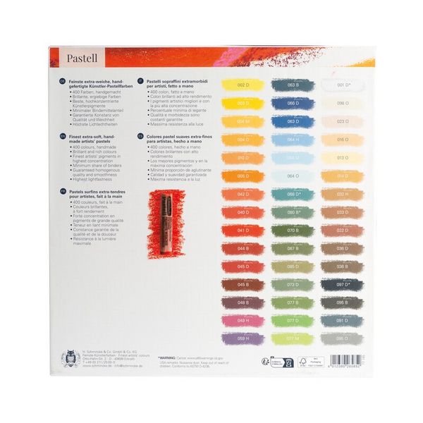 Produktbild: Schmincke Pastell Malk&auml;sten Kartonset, 45 Stifte Mehrzweck