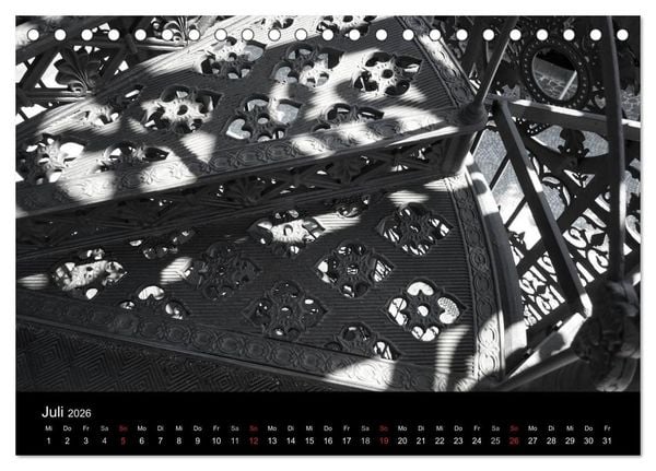 Produktbild: Der Gusseiserne Turm zu L&ouml;bau (Tischkalender 2026 DIN A5 quer), CALVENDO Monatskalender
