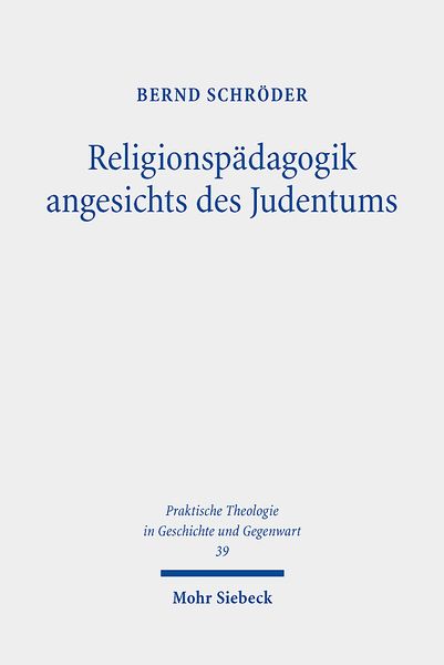 Produktbild: Religionsp&auml;dagogik angesichts des Judentums