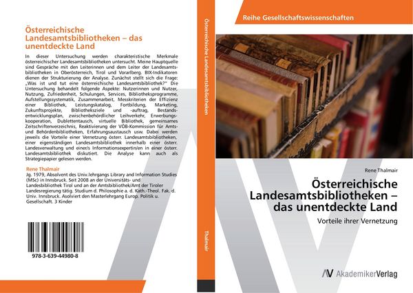 Produktbild: &Ouml;sterreichische Landesamtsbibliotheken - das unentdeckte Land