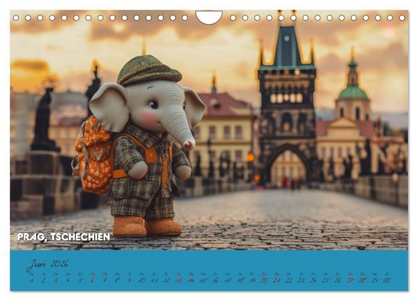 Produktbild: Die Mikrofanten auf Europareise (Wandkalender 2026 DIN A4 quer), CALVENDO Monatskalender