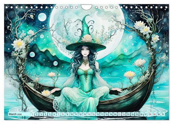 Produktbild: Enchantress of nature (Wall Calendar 2026 DIN A4 landscape), CALVENDO 12 Month Wall Calendar