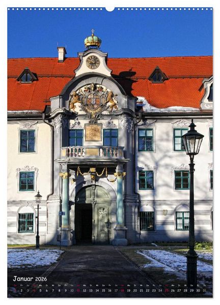 Produktbild: Schwabenmetropole Augsburg (hochwertiger Premium Wandkalender 2026 DIN A2 hoch), Kunstdruck in Hochglanz