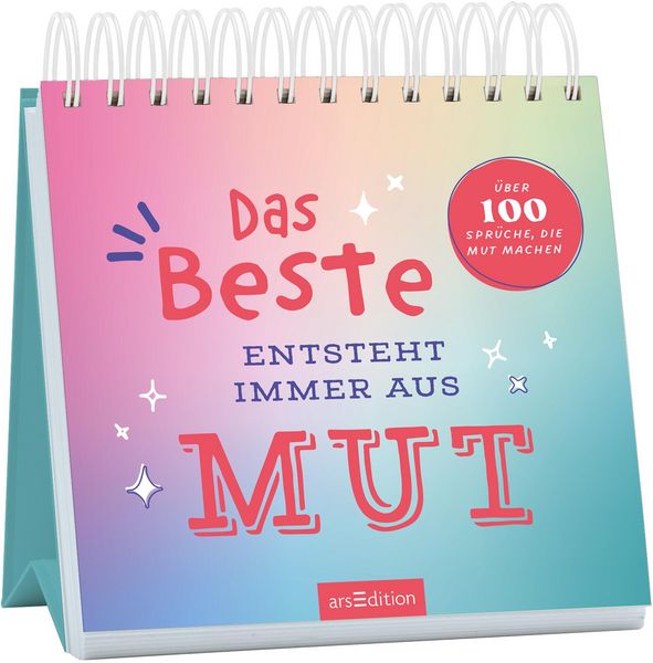 Produktbild: Das Beste entsteht immer aus Mut