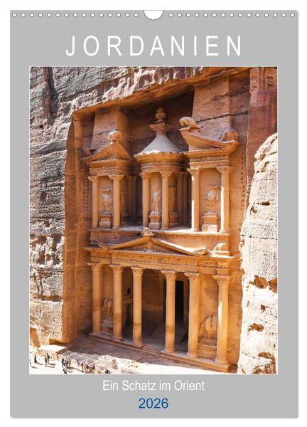 Produktbild: Jordanien ein Schatz im Orient (Wandkalender 2026 DIN A3 hoch), CALVENDO Monatskalender