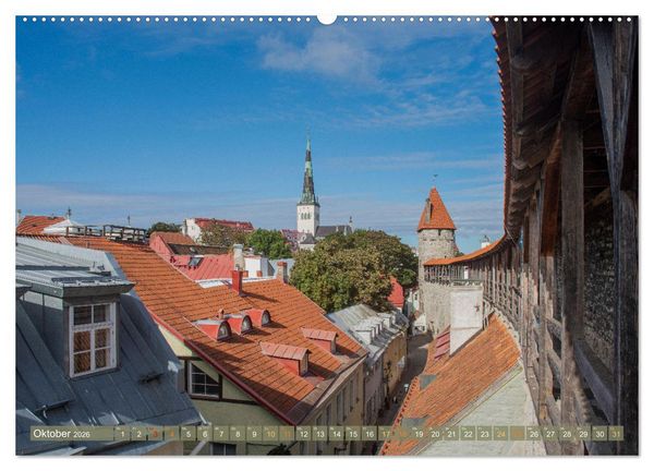 Produktbild: Tallinn-Riga-Vilnius-Memel, eine Traumreise durch das Baltikum. (hochwertiger Premium Wandkalender 2026 DIN A2 quer), Kunstdruck in Hochglanz