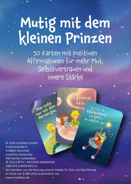 Produktbild: Der kleine Prinz und seine Freunde &ndash; Mutmachkarten