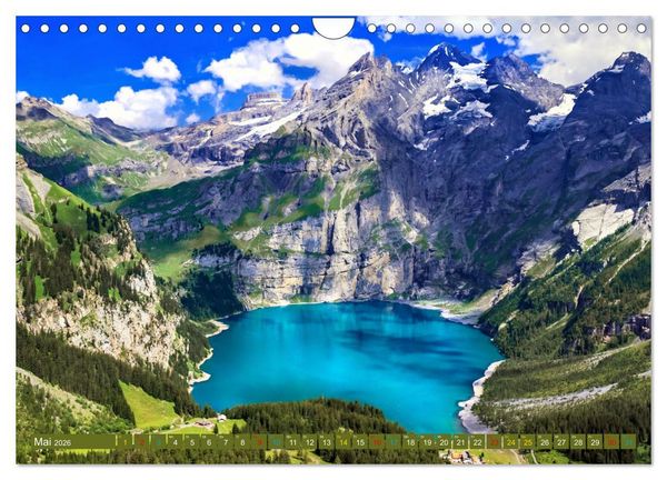 Produktbild: Berner Oberland - Ausflugsziele (Wandkalender 2026 DIN A4 quer), CALVENDO Monatskalender