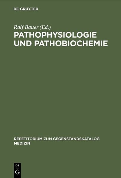 Produktbild: Pathophysiologie und Pathobiochemie