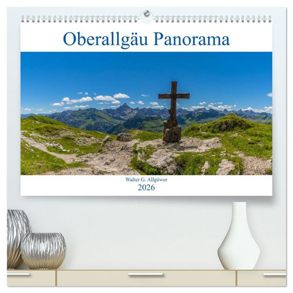 Oberallgäu Panorama (hochwertiger Premium Wandkalender 2026 DIN A2 quer), Kunstdruck in Hochglanz