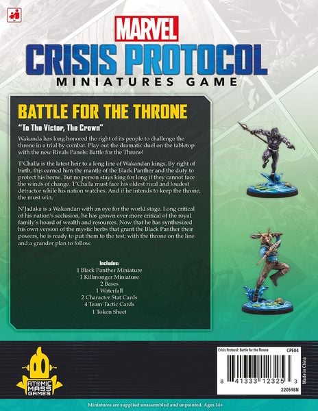 Produktbild: Marvel Crisis Protocol - Battle for the Throne (Kampf um den Thron) DE/EN/ES/FR