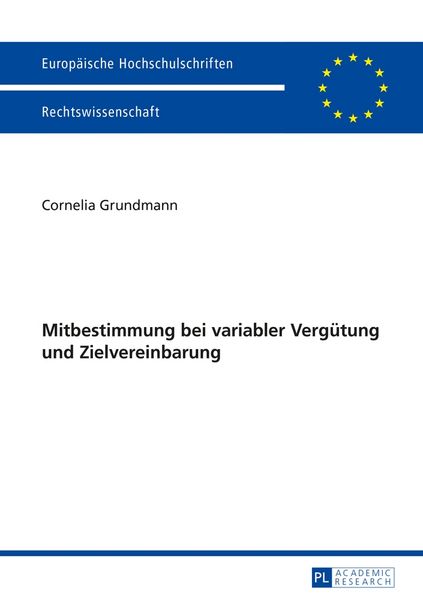 Produktbild: Mitbestimmung bei variabler Verg&uuml;tung und Zielvereinbarung