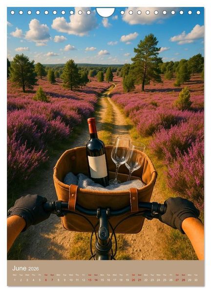 Produktbild: Cycling in Germany (Wall Calendar 2026 DIN A4 portrait), CALVENDO 12 Month Wall Calendar