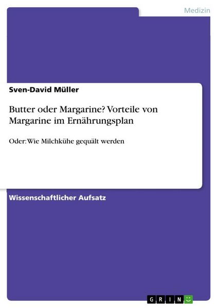 Produktbild: Butter oder Margarine? Vorteile von Margarine im Ern&auml;hrungsplan