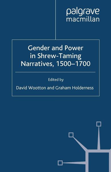 Produktbild: Gender and Power in Shrew-Taming Narratives, 1500-1700