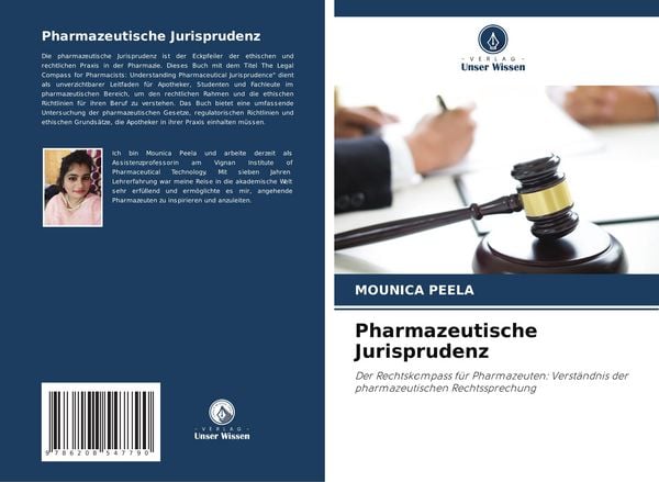 Pharmazeutische Jurisprudenz, Taschenbuch von Mounica Peela, Verlag Unser Wissen, 9786208547790