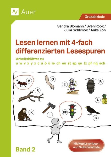 Lesen lernen mit 4-fach differenzierten Lesespuren, Taschenbuch von S. Blomann,S. Rook,J. Schlimok,A. Zöh, Auer Verlag in der AAP Lehrerwelt GmbH,