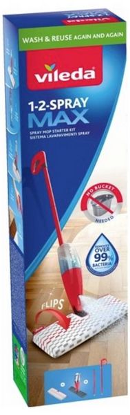 Produktbild: Vileda 166145 1-2-SPRAY MAX Spr&uuml;hwischer Komplettset 1 St.