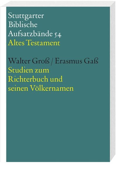 Produktbild: Studien zum Richterbuch und seinen V&ouml;lkernamen