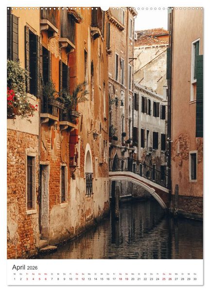 Produktbild: Venedig - Eine Stadt zum Verlieben. (Wandkalender 2026 DIN A2 hoch), CALVENDO Monatskalender