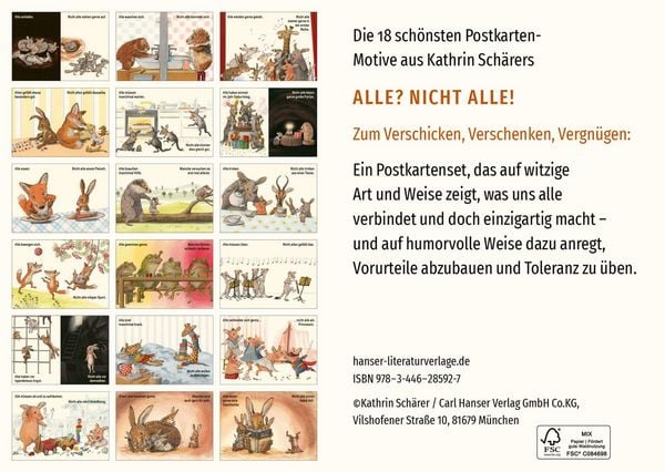 Produktbild: Alle? Nicht alle! Postkarten-Set