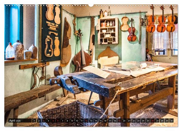 Produktbild: Traditionelles Handwerk, Werkst&auml;tten und Werkb&auml;nke im Focus (Wandkalender 2026 DIN A2 quer), CALVENDO Monatskalender