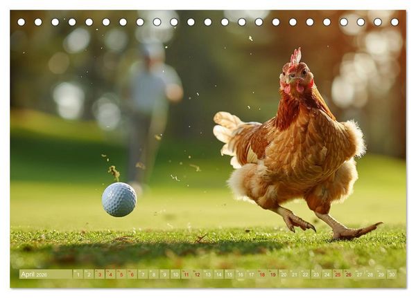 Produktbild: Tierische Balljunkies (Tischkalender 2026 DIN A5 quer), CALVENDO Monatskalender