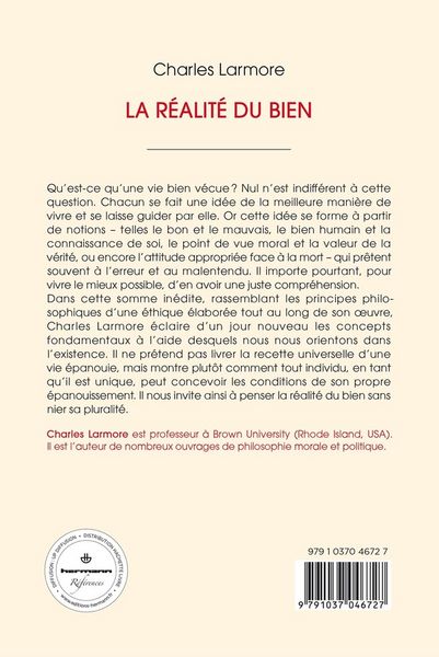 Produktbild: La r&eacute;alit&eacute; du bien