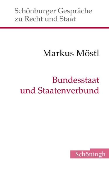 Produktbild: Bundesstaat und Staatenverbund